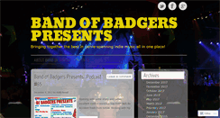 Desktop Screenshot of bandofbadgerspresents.com